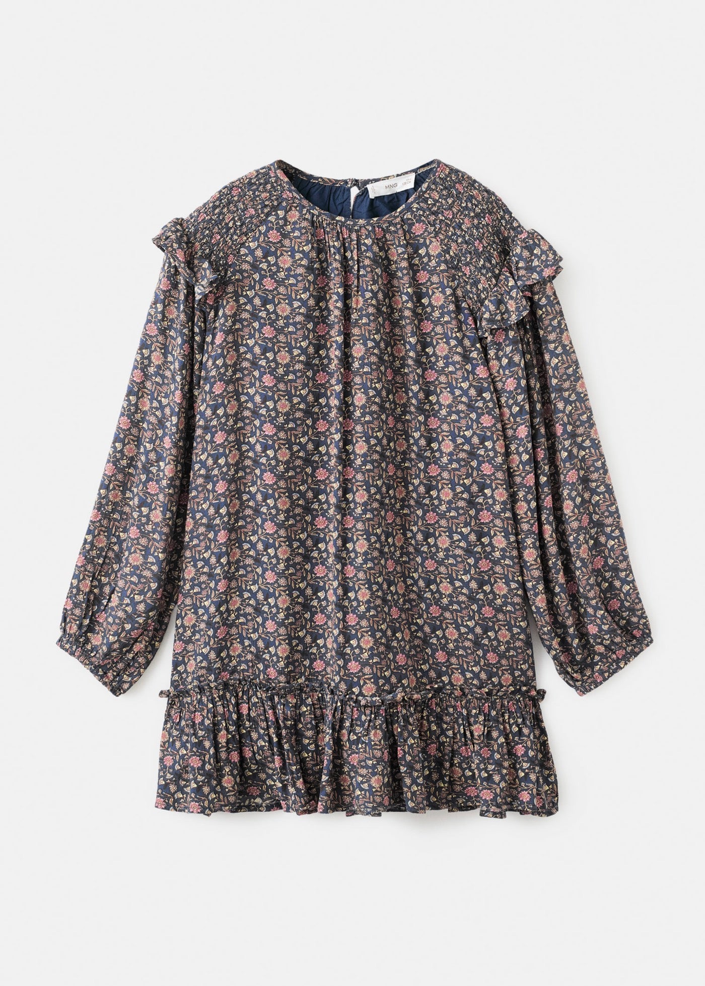 Robe Isa Bleu Marine - Fille
