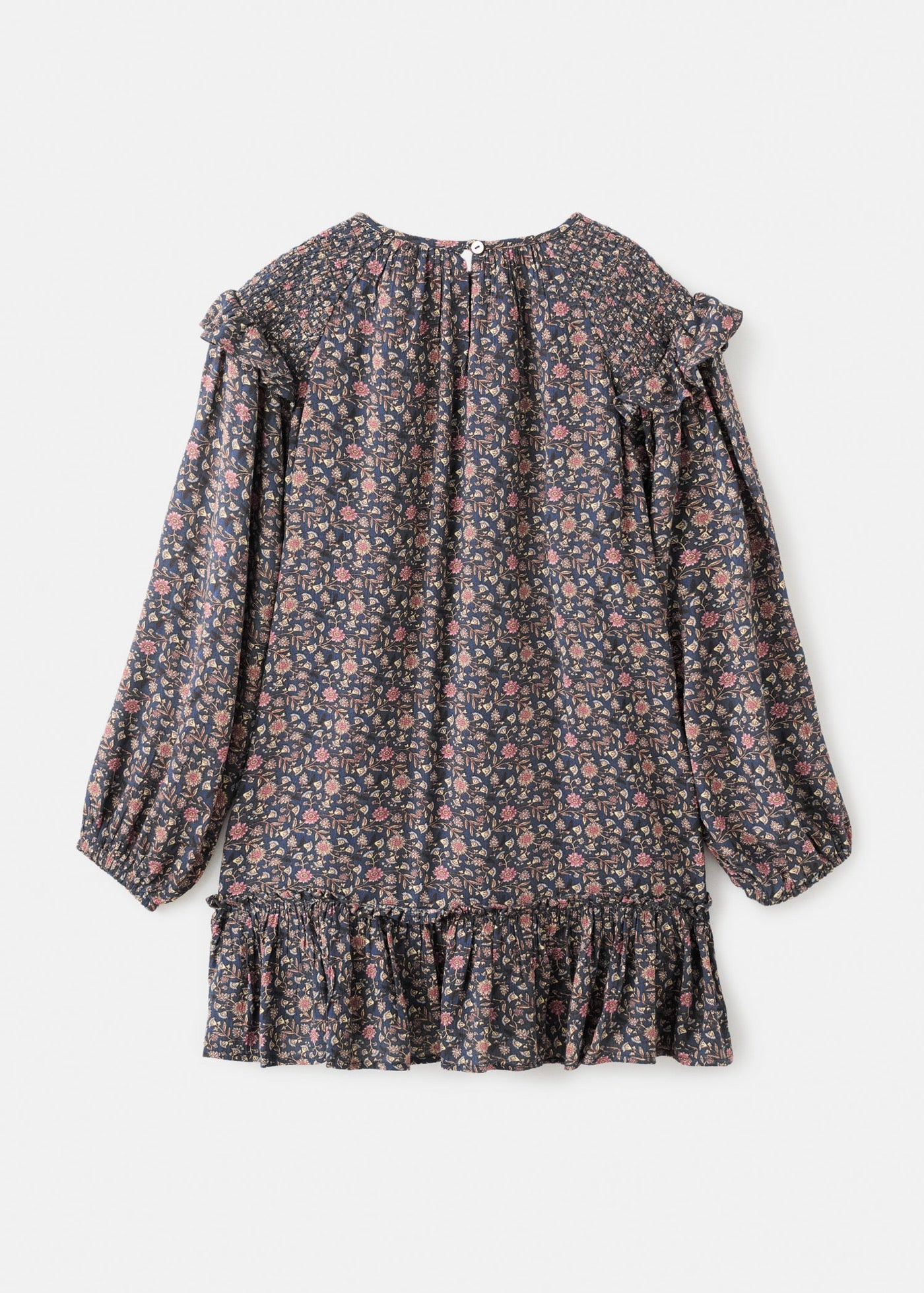 Robe Isa Bleu Marine - Fille