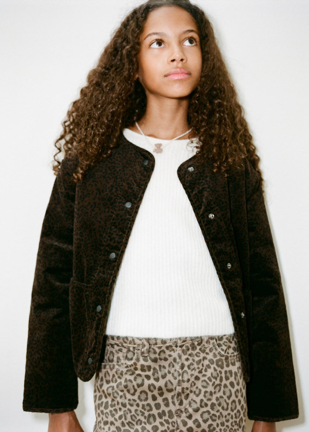 Veste Leo Marron - Fille