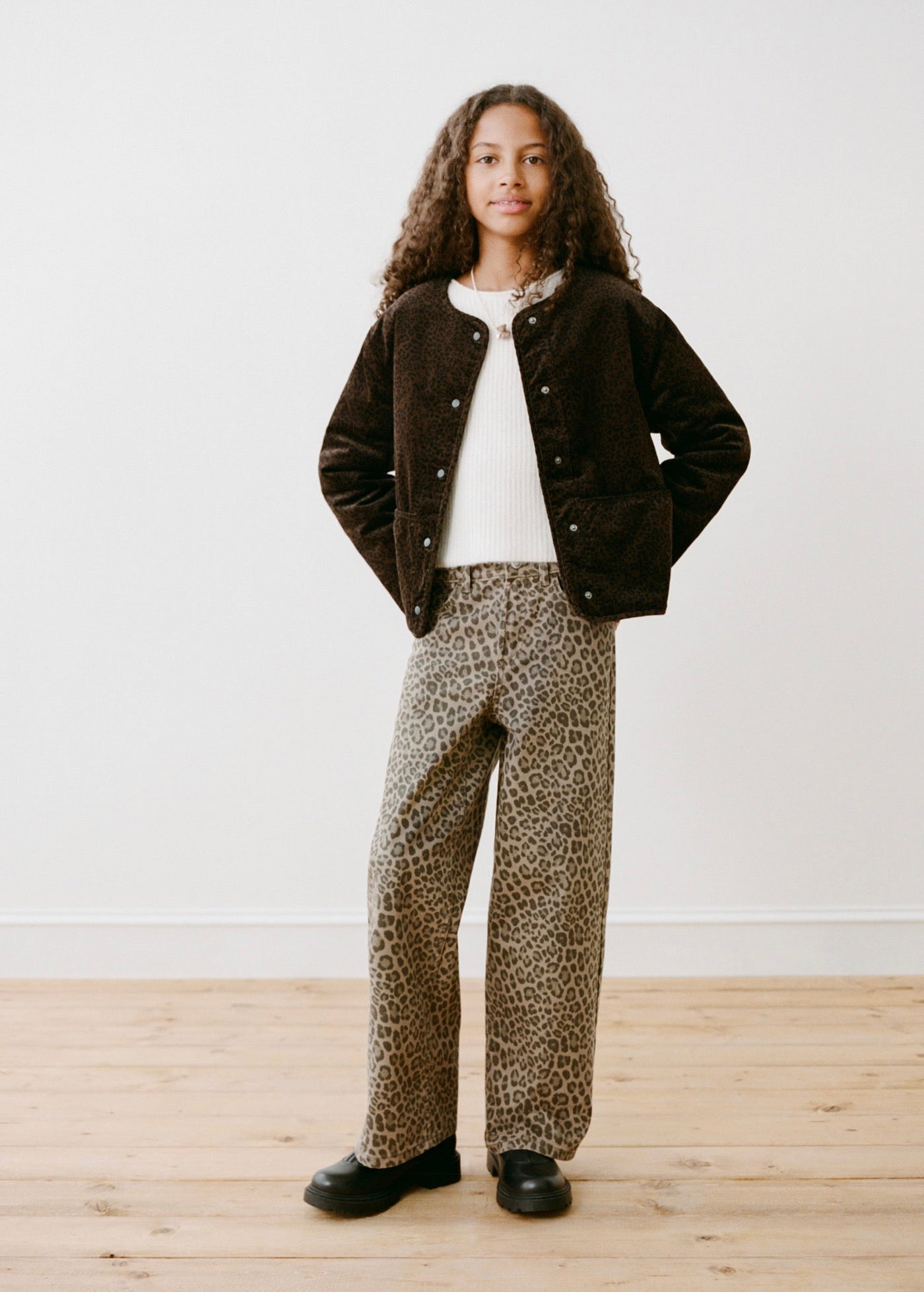 Veste Leo Marron - Fille