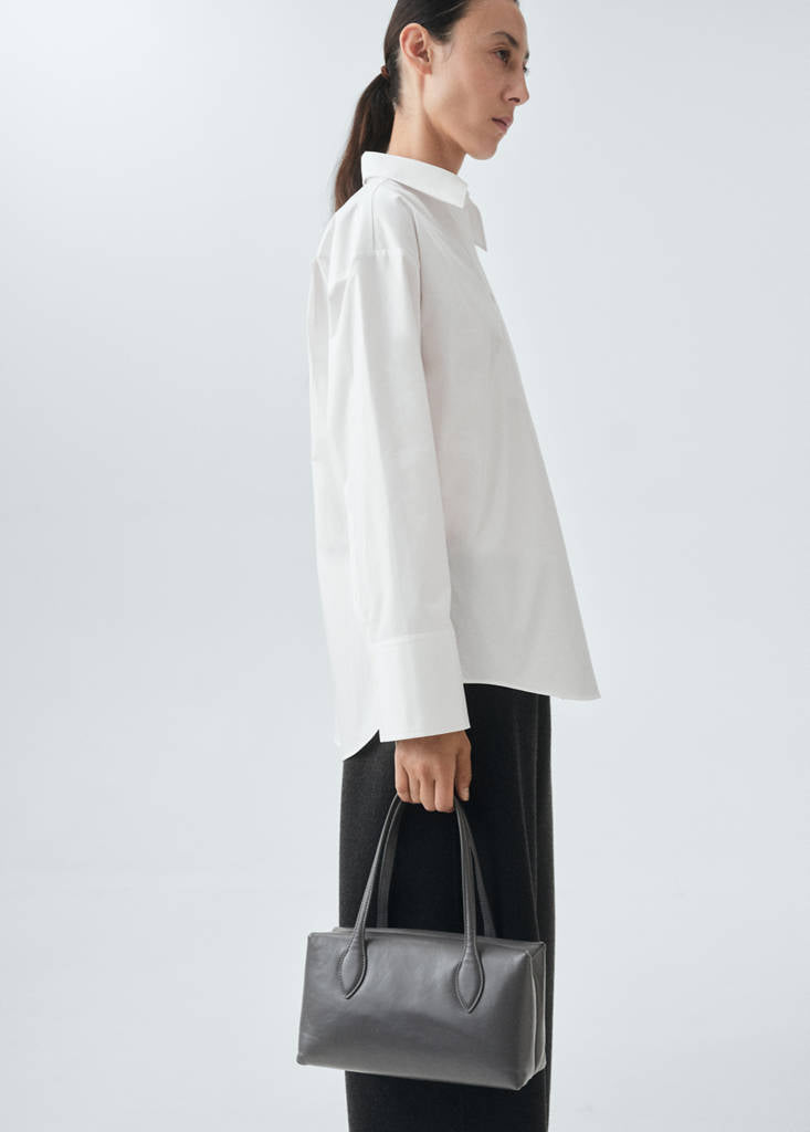 Camicia oversize in popeline