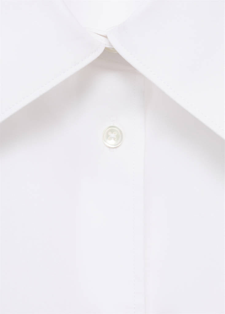 Camicia oversize in popeline