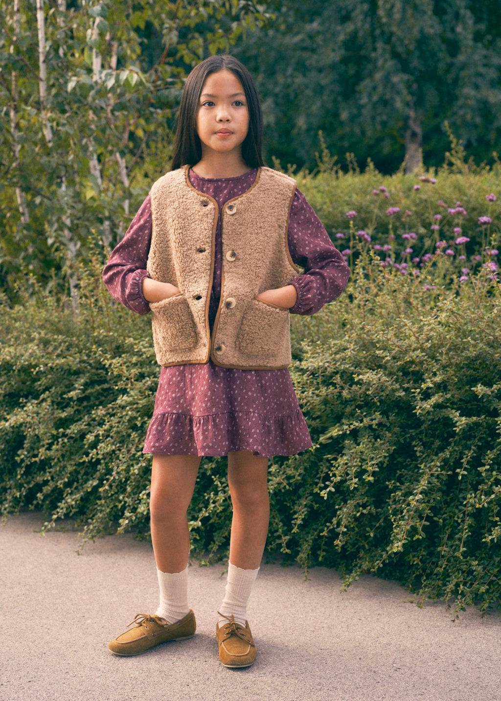Selene Garnet Dress - Girl