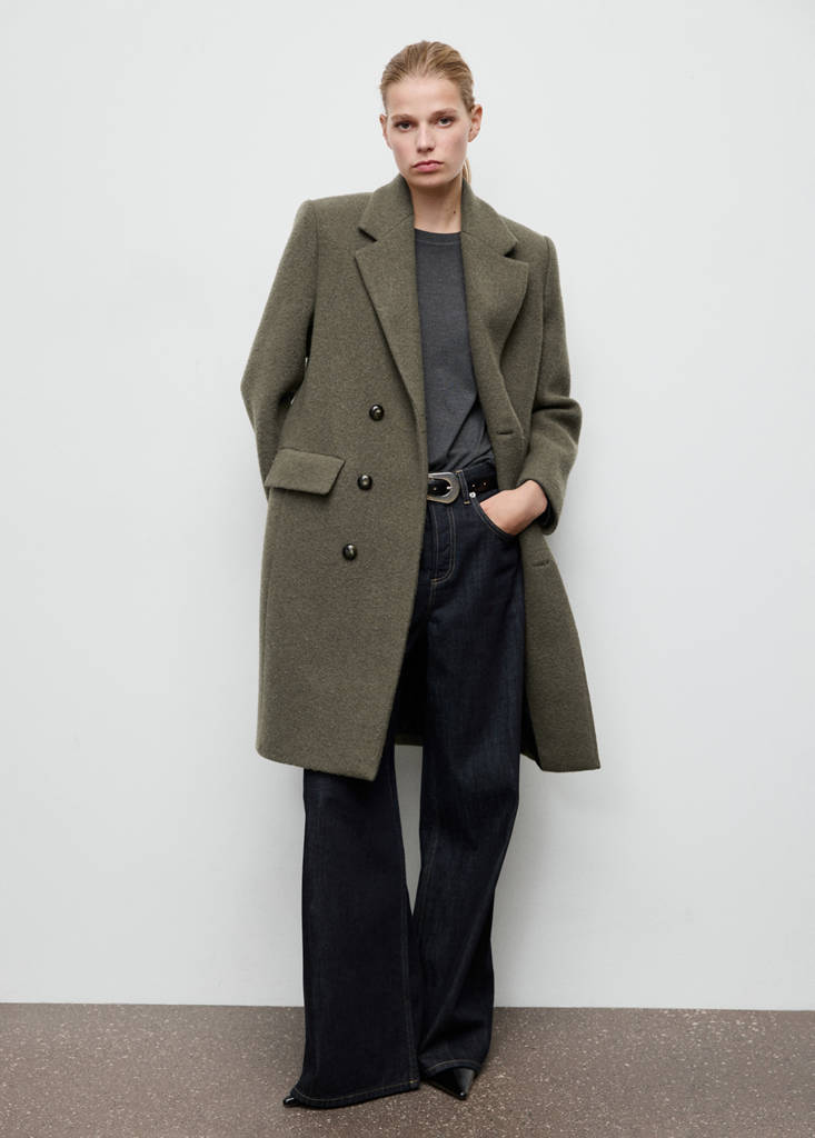 Cappotto In Lana A Doppio Petto