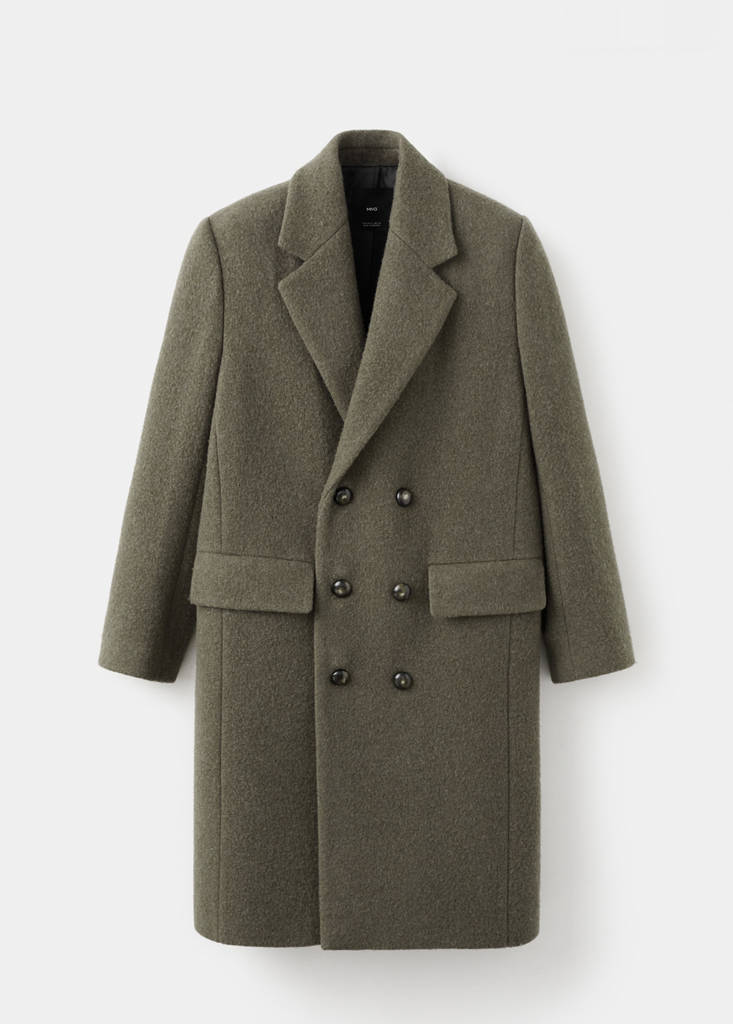 Cappotto In Lana A Doppio Petto