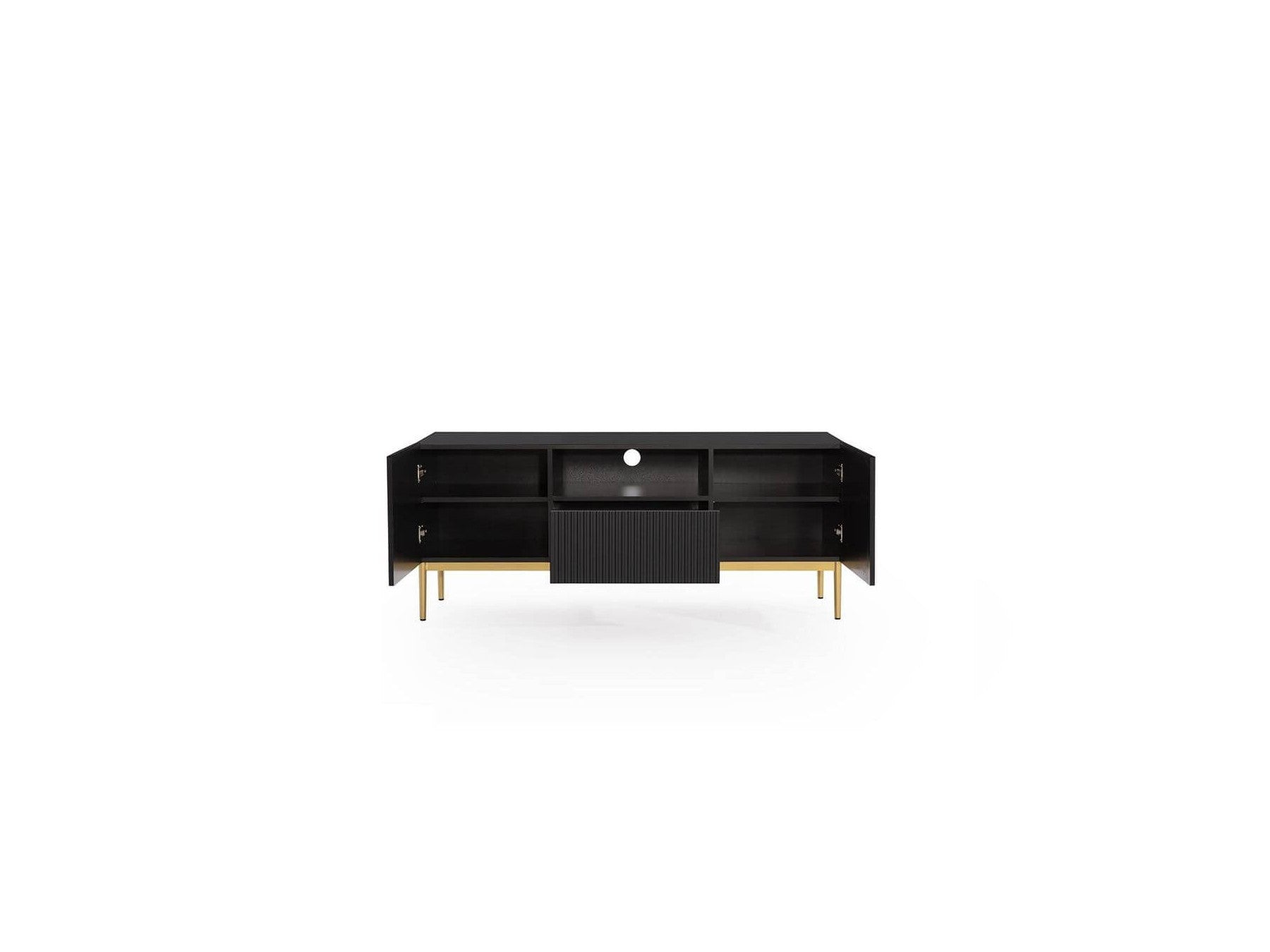 Kasha - Mueble de TV con nicho - Patas doradas