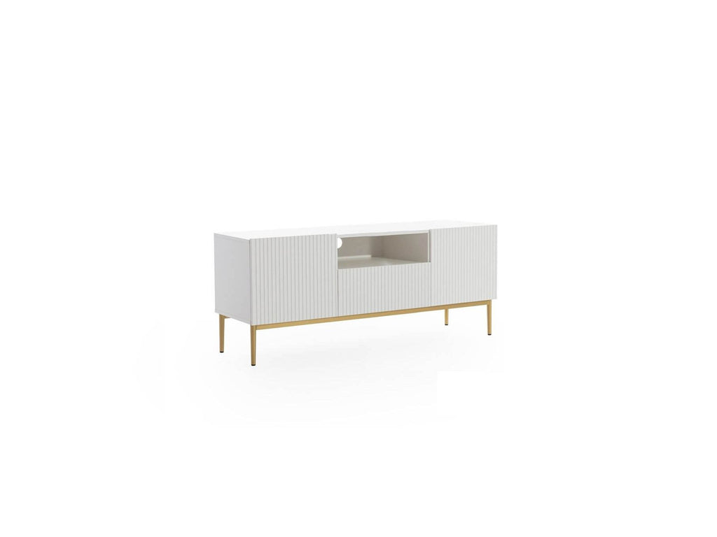 Kasha - Mueble de TV con nicho - Patas doradas