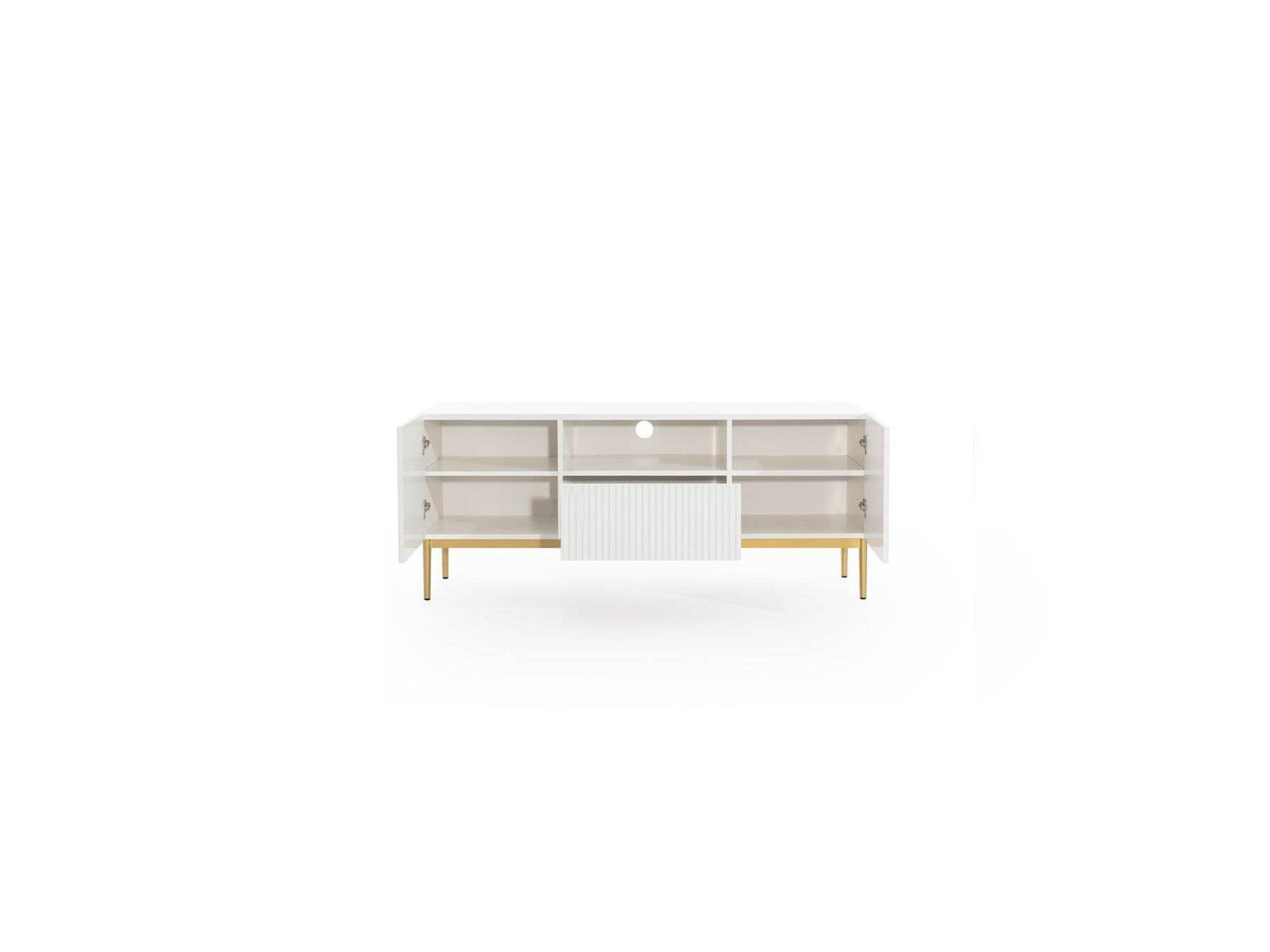 Kasha - Mueble de TV con nicho - Patas doradas