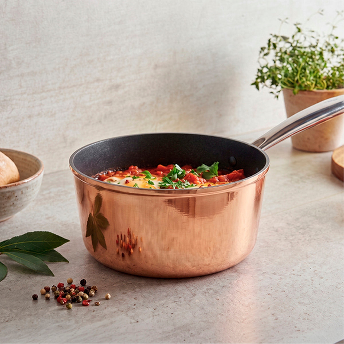 Set De 3 Casseroles - Cuivre