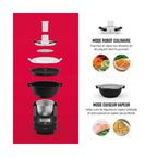 Robot da cucina multifunzione Qulinart Connect - Nero