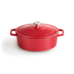 BRANDT - Cocotte En Fonte D'Acier Ovale - Rouge