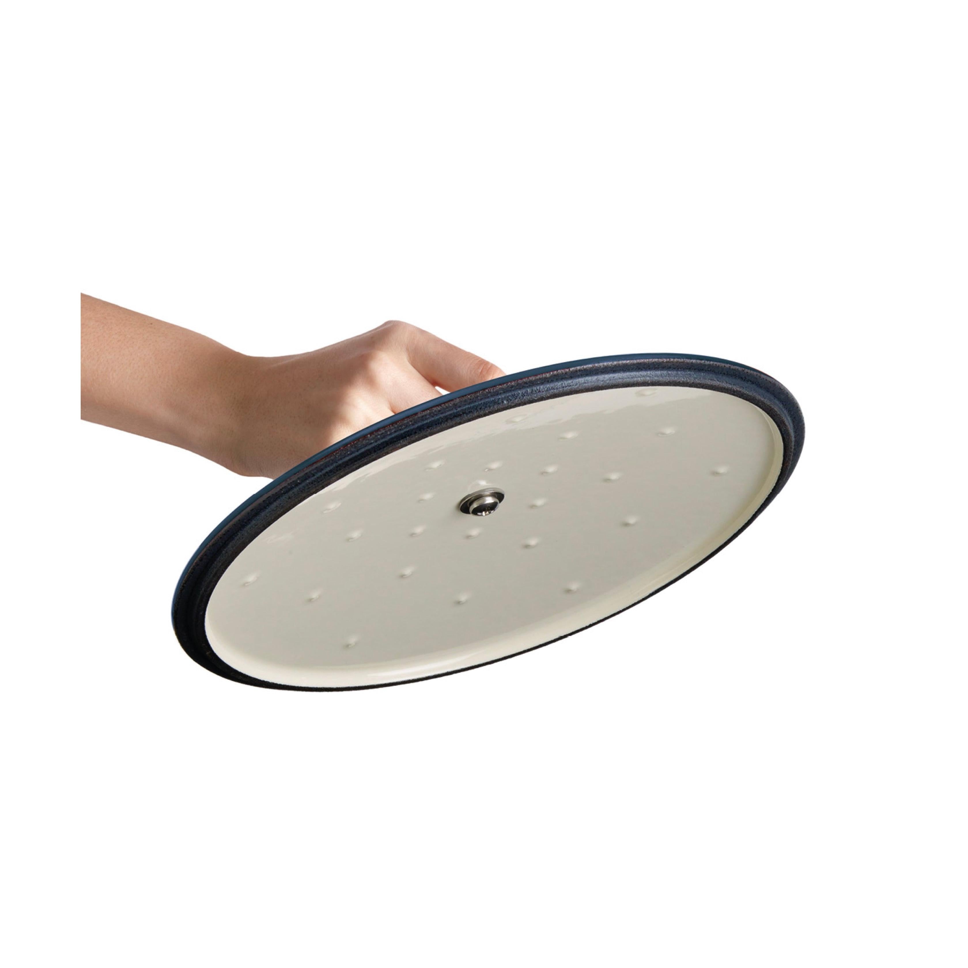 Cocotte De Hierro Fundido Ovalada - Azul