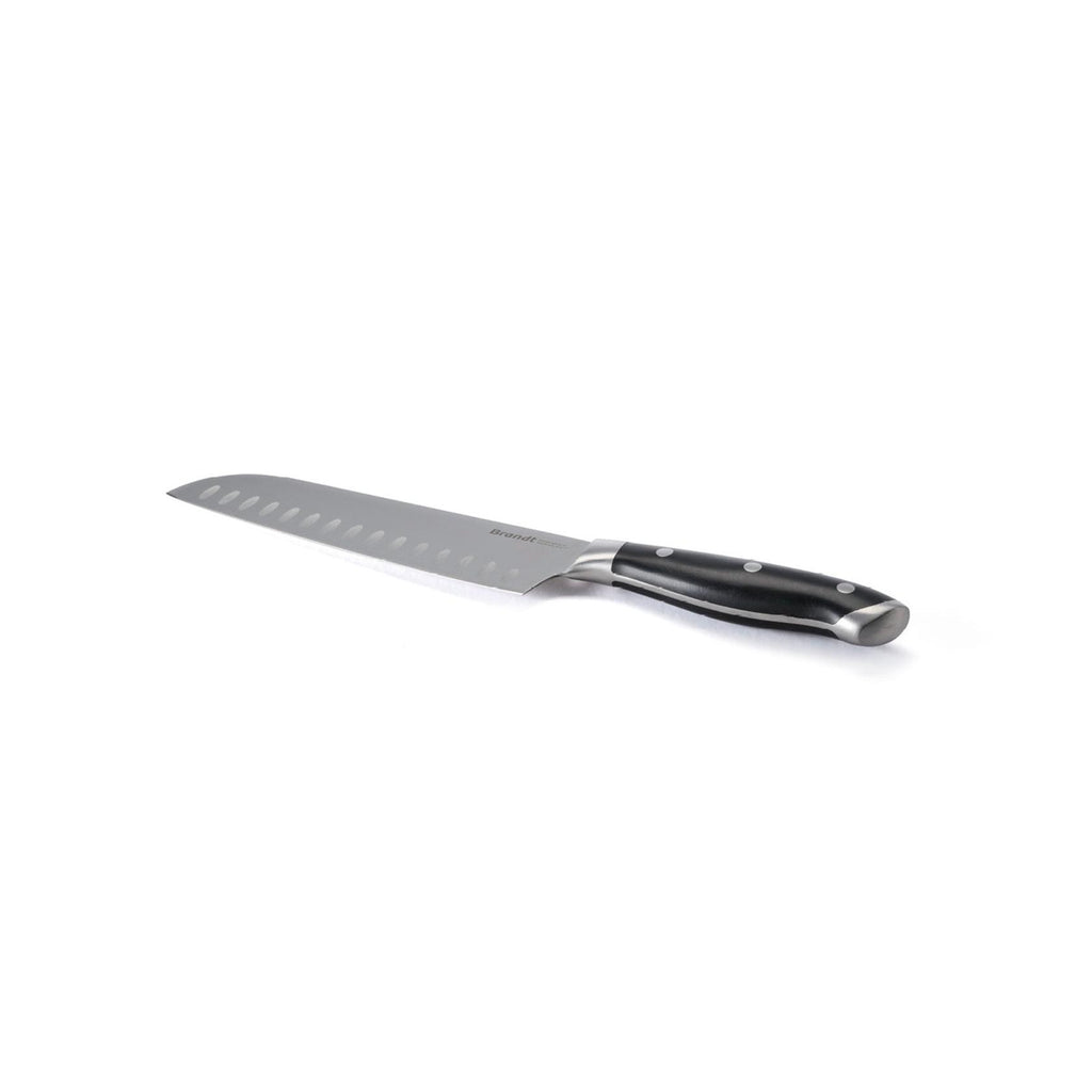 Couteau Santoku Riveté - Noir