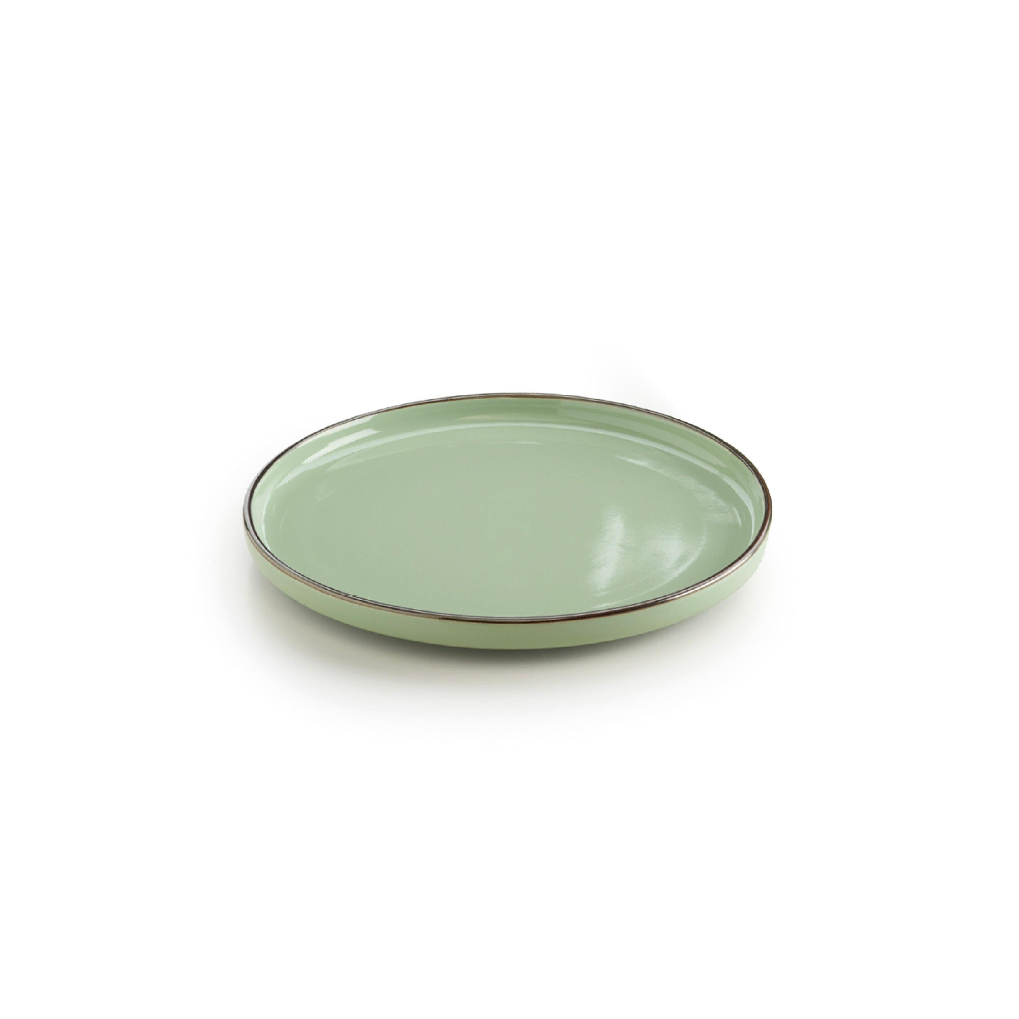 Set De 4 Platos - Verde Claro