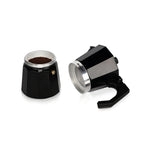 Cafetera De Aluminio 300 Ml - Negra