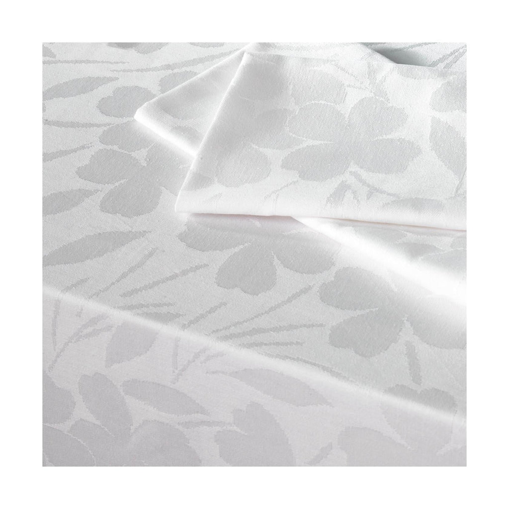 Mantel Tejido Jacquard Fleurette - Blanco