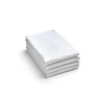 Set De 4 Serviettes Tissé Jacquard Fleurette - Blanc