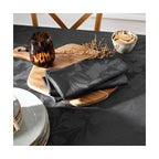 Set De 4 Servilletas Tejido Jacquard Fleurette - Gris Oscuro
