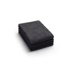 Set De 4 Servilletas Tejido Jacquard Fleurette - Gris Oscuro