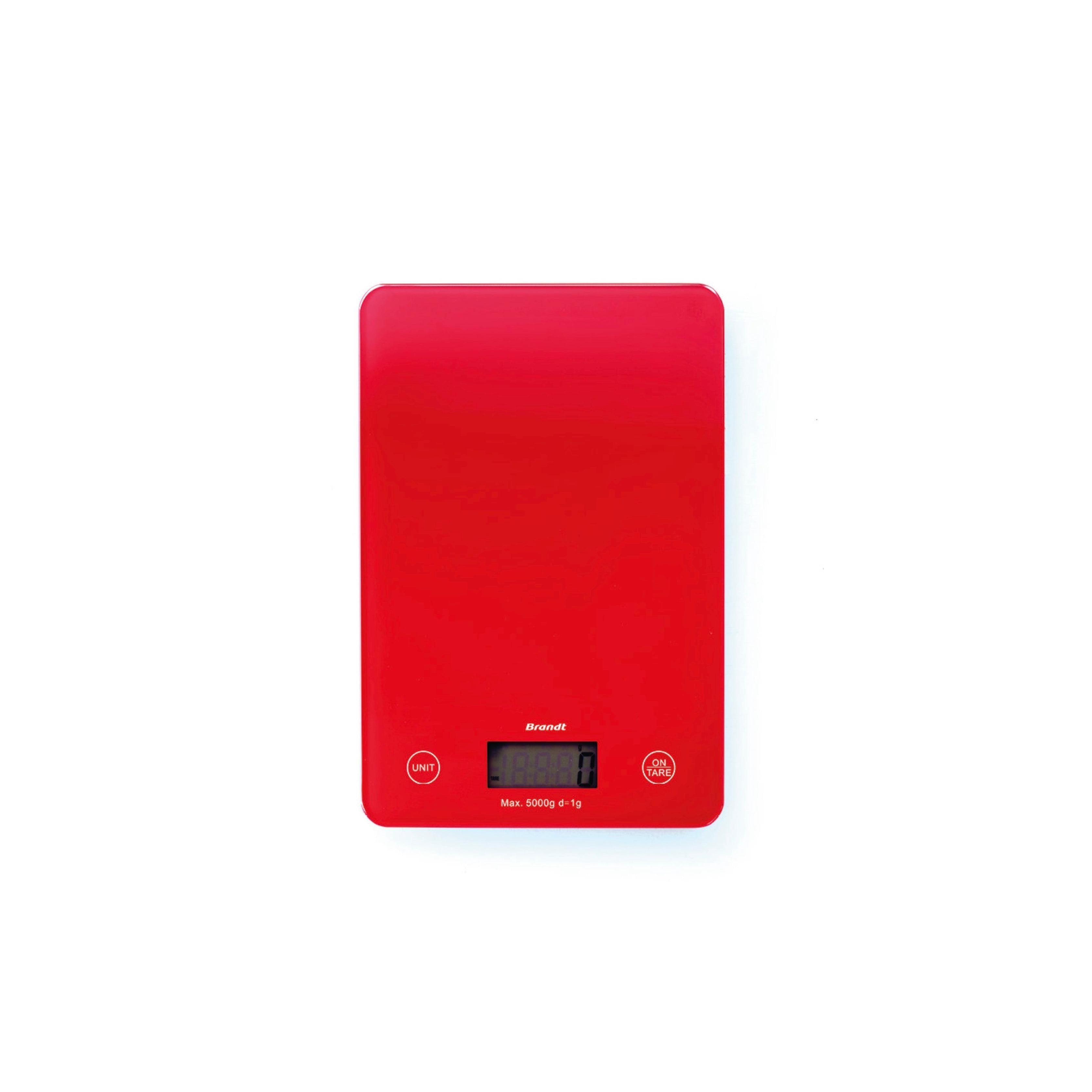 Báscula de Cocina Eléctrica - Roja