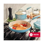 Batería De Cocina 10 Piezas Con Tapas - Azul