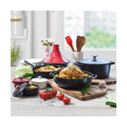 Cocotte Redonda De Hierro Fundido - Negro