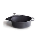 Cocotte Ovalada De Hierro Fundido - Negro