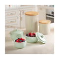 Set De 4 Mini-Cacerolas Redondas - Verde Pastel