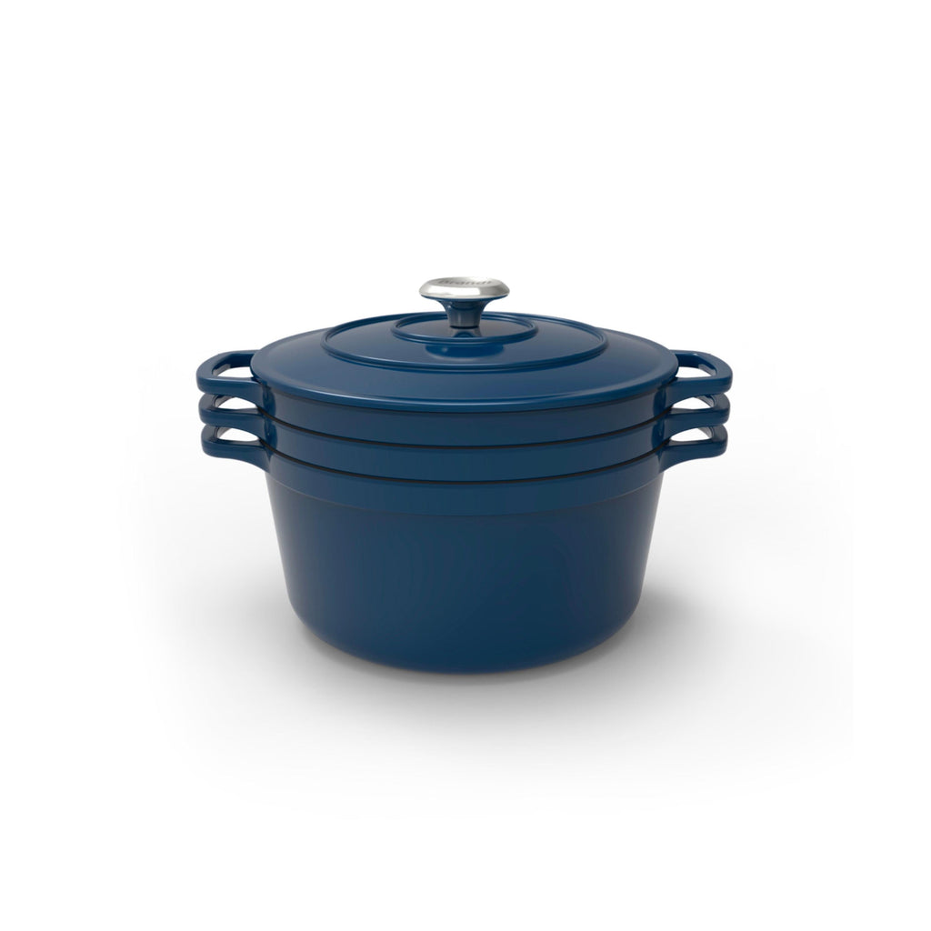 Stackable Cookware Set 4 Pieces - Blue