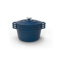 Stackable Cookware Set 4 Pieces - Blue
