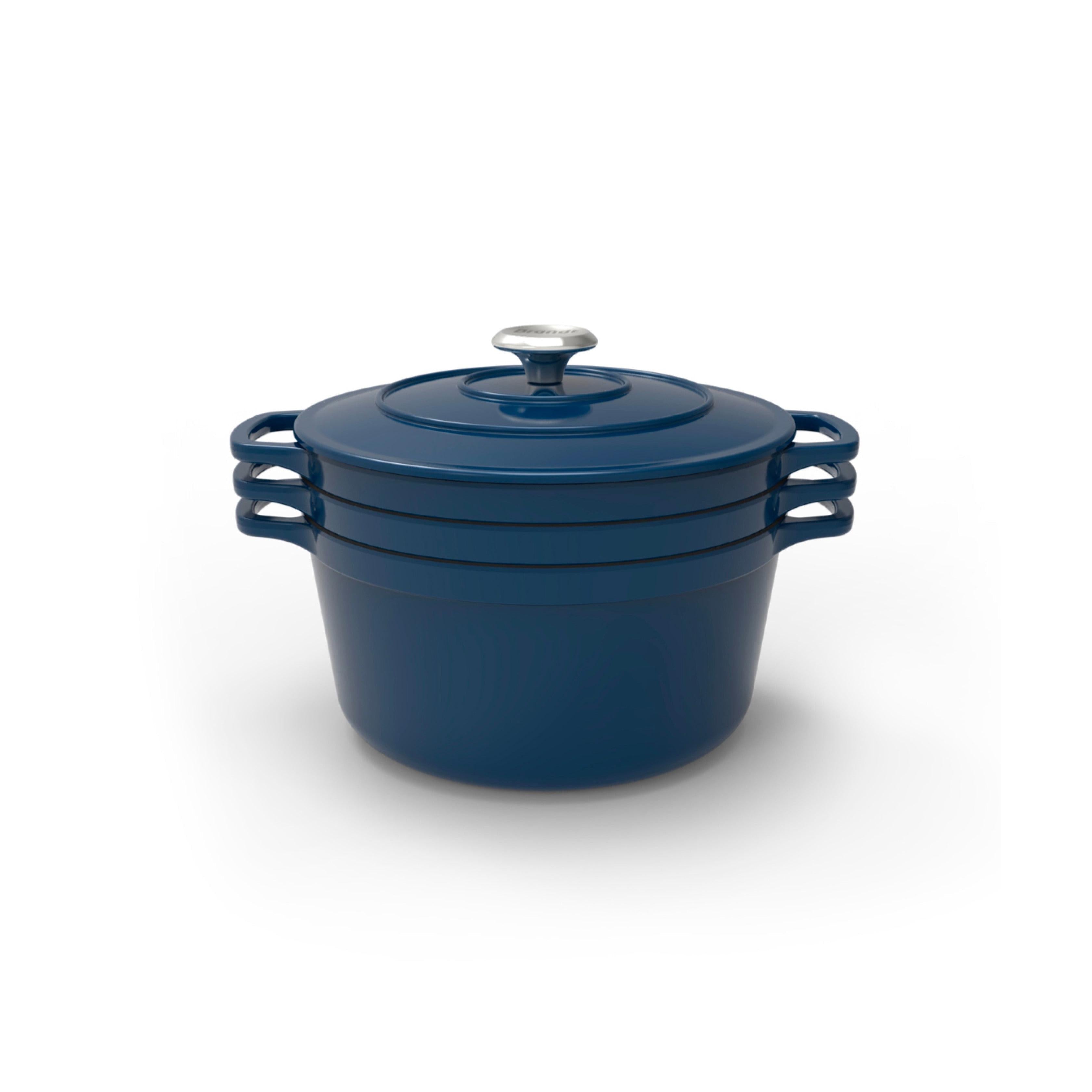 Stackable Cookware Set 4 Pieces - Blue