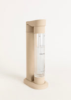 Soda Maker Studio - Sparkling Water Machine + 1L Bottle - Sand