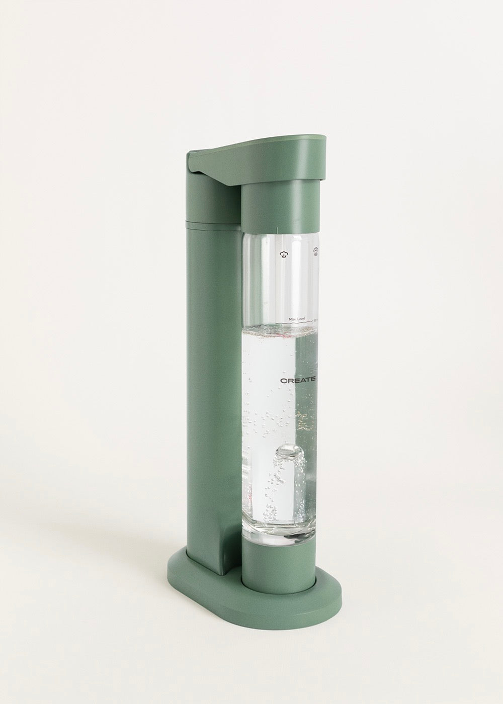 Soda Maker Studio - Máquina De Agua Con Gas + Botella 1L - Verde Salvia