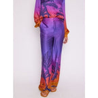 Berenice - Fluid Trousers - Sunset-Print