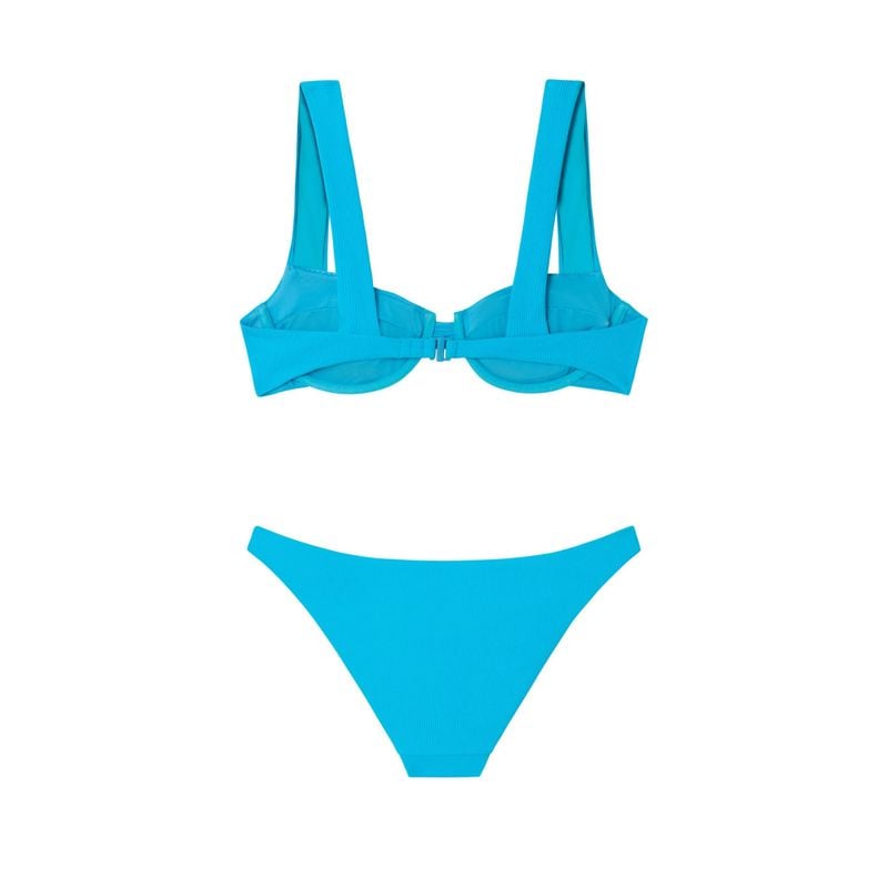 Bluebird Balconette Bikini Top - Blue