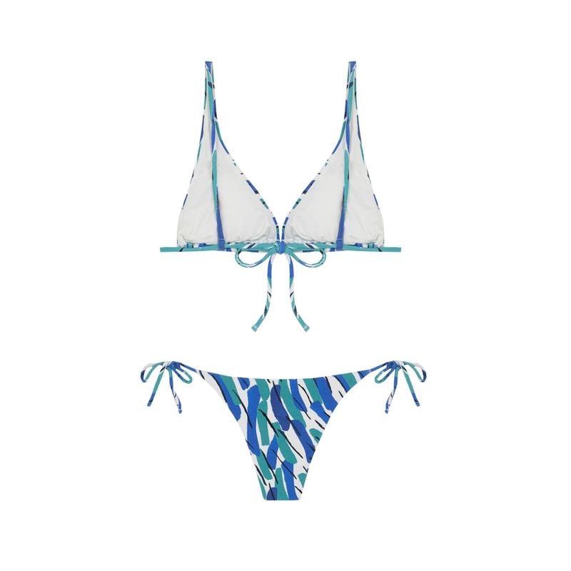 Malibú Flame Bikini Top - Multicolor