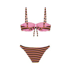 Bas Bikini Classique Noué Butterfly - Multicolore