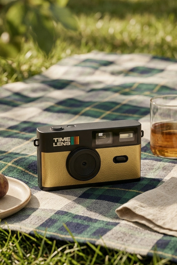 Timelens® Pop Edition 80'S Gold Camera