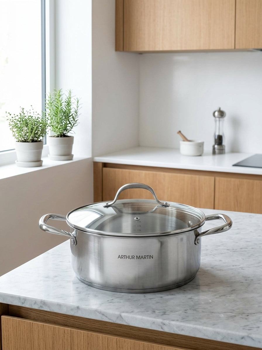 Casserole 38cm - Stainless Steel - Stainless steel