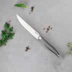 Sauter - Cuchillo multiusos - Zukiri 13 cm - Acero inoxidable 3Cr14 - Plateado
