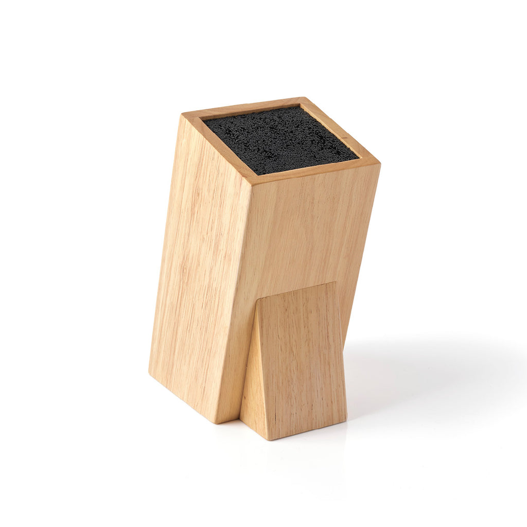 Sauter - Bloc Couteaux - Bois D'Hévéa - Marron Clair