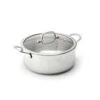 Sauter - Casserole Triply Avec Couvercle - Acier Inoxydable 430 - Argent