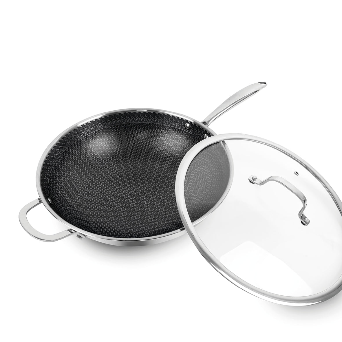 Sauter - Wok Acier Inoxydable 430 - Argent