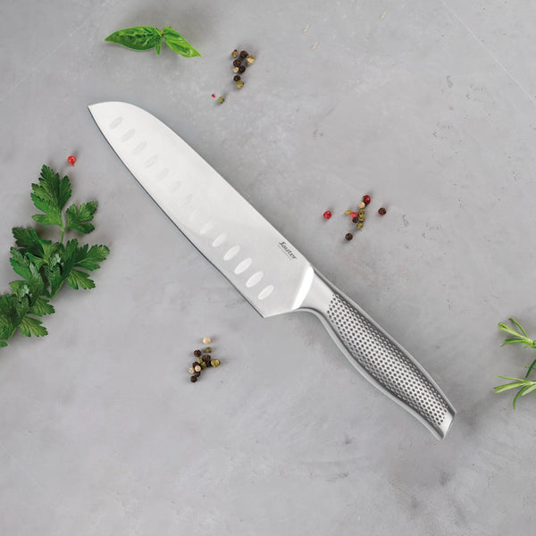 Couteau Santoku - Argenté - 18cm
