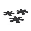 Set of 3 Pan Separators - Black