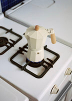 Thera Moka Retro - Cafetera Italiana - Blanco Roto