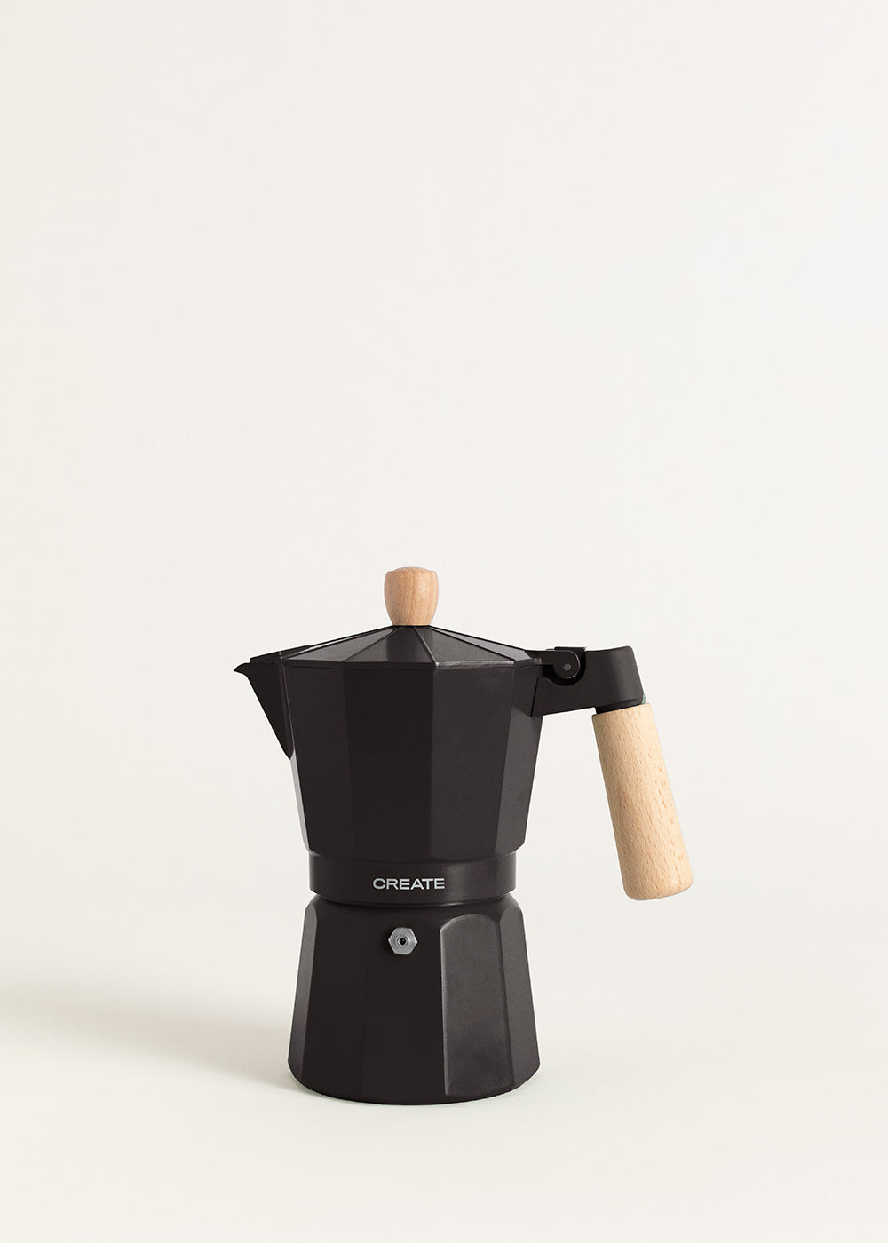 Thera Moka Retro - Italian Coffee Maker - Black