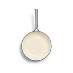 Sartén de hierro fundido esmaltado con mango de acero inoxidable 24 cm - Gris oscuro