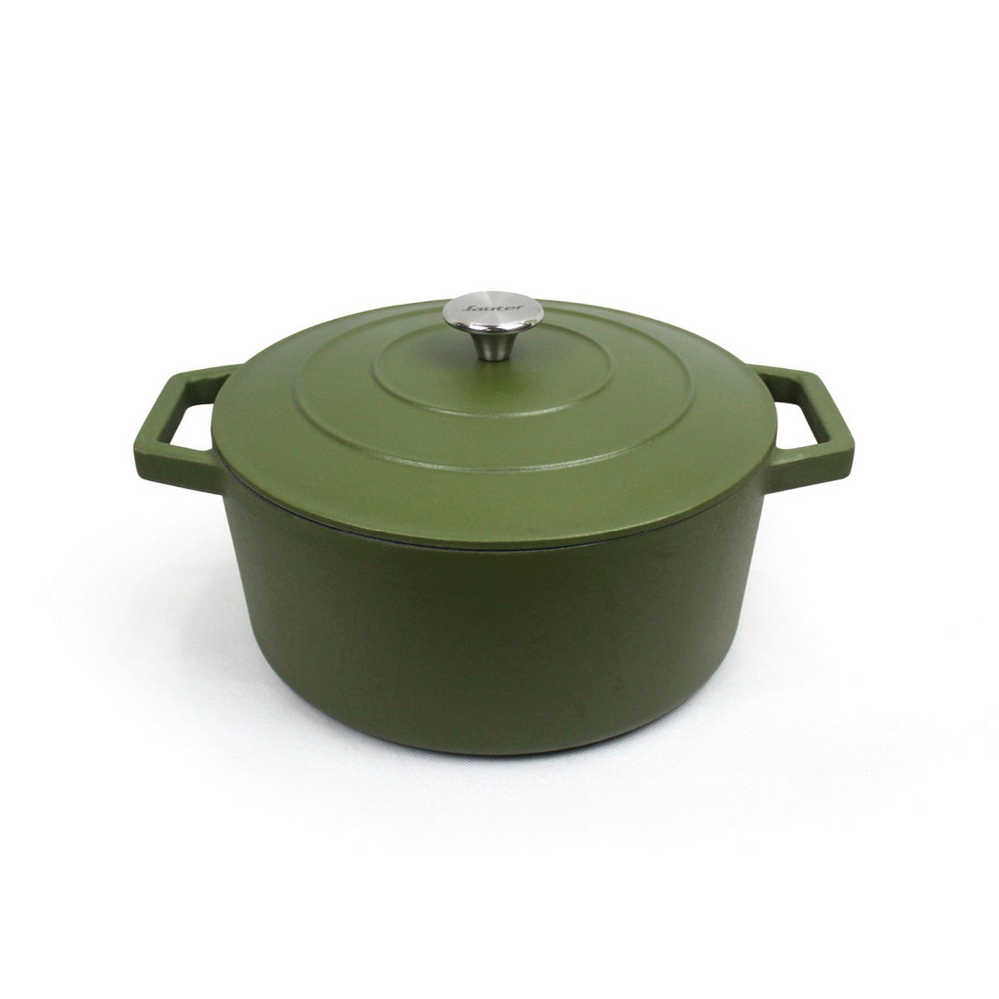 Cocotte Ronde Avec Couvercle - Vert