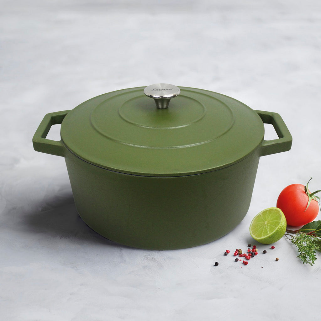 Cocotte Ronde Avec Couvercle - Vert